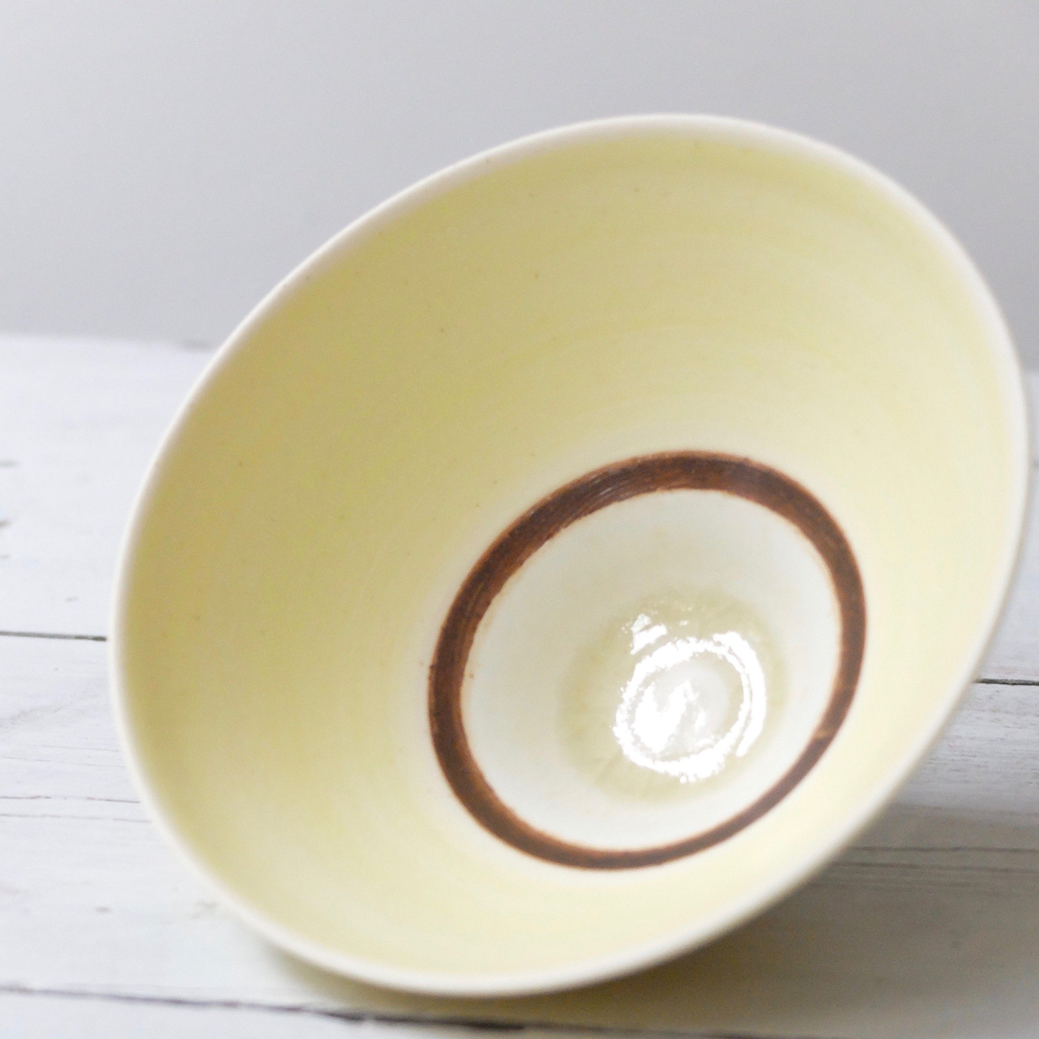 Peter Wills Little Yellow Porcelain Bowl