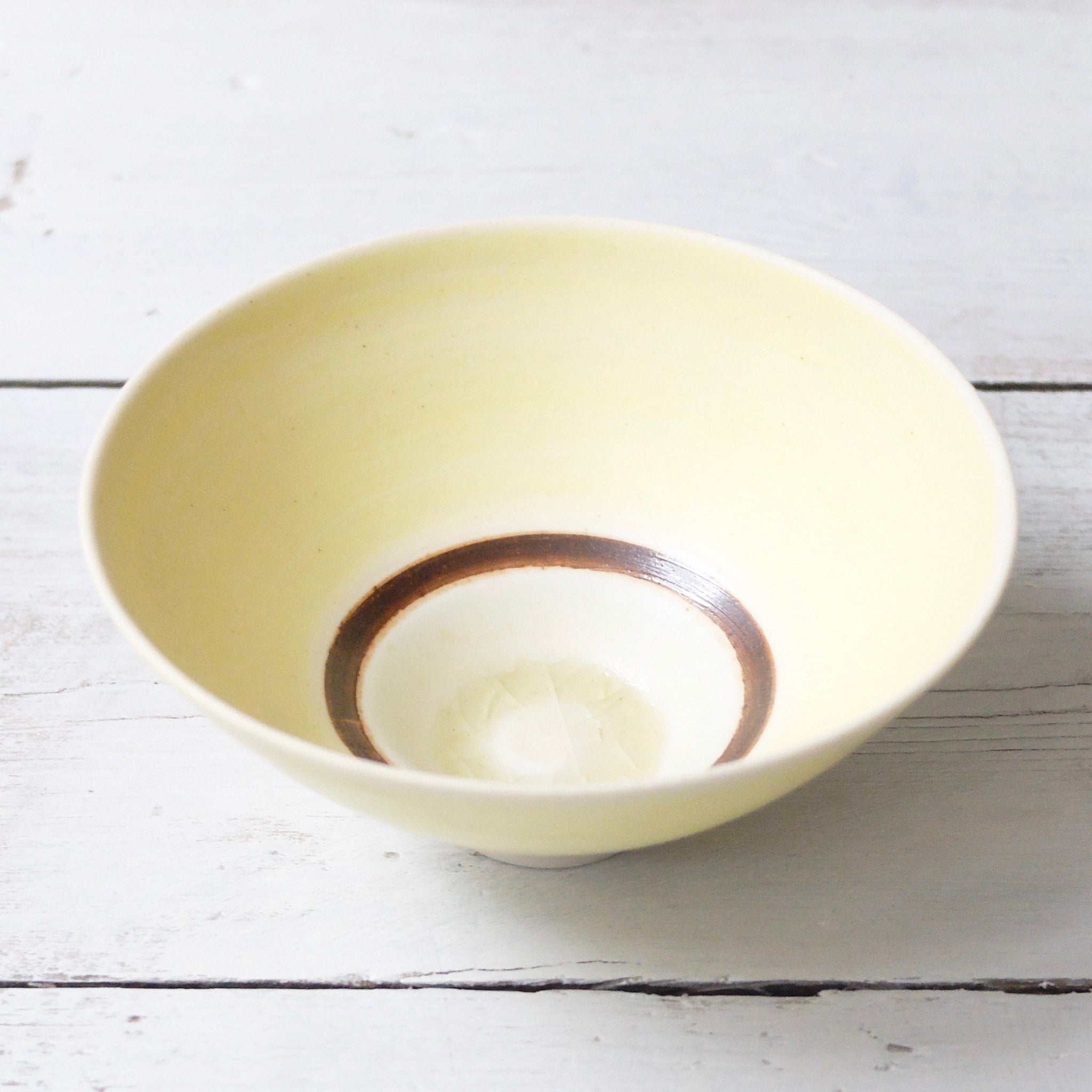 Peter Wills Little Yellow Porcelain Bowl