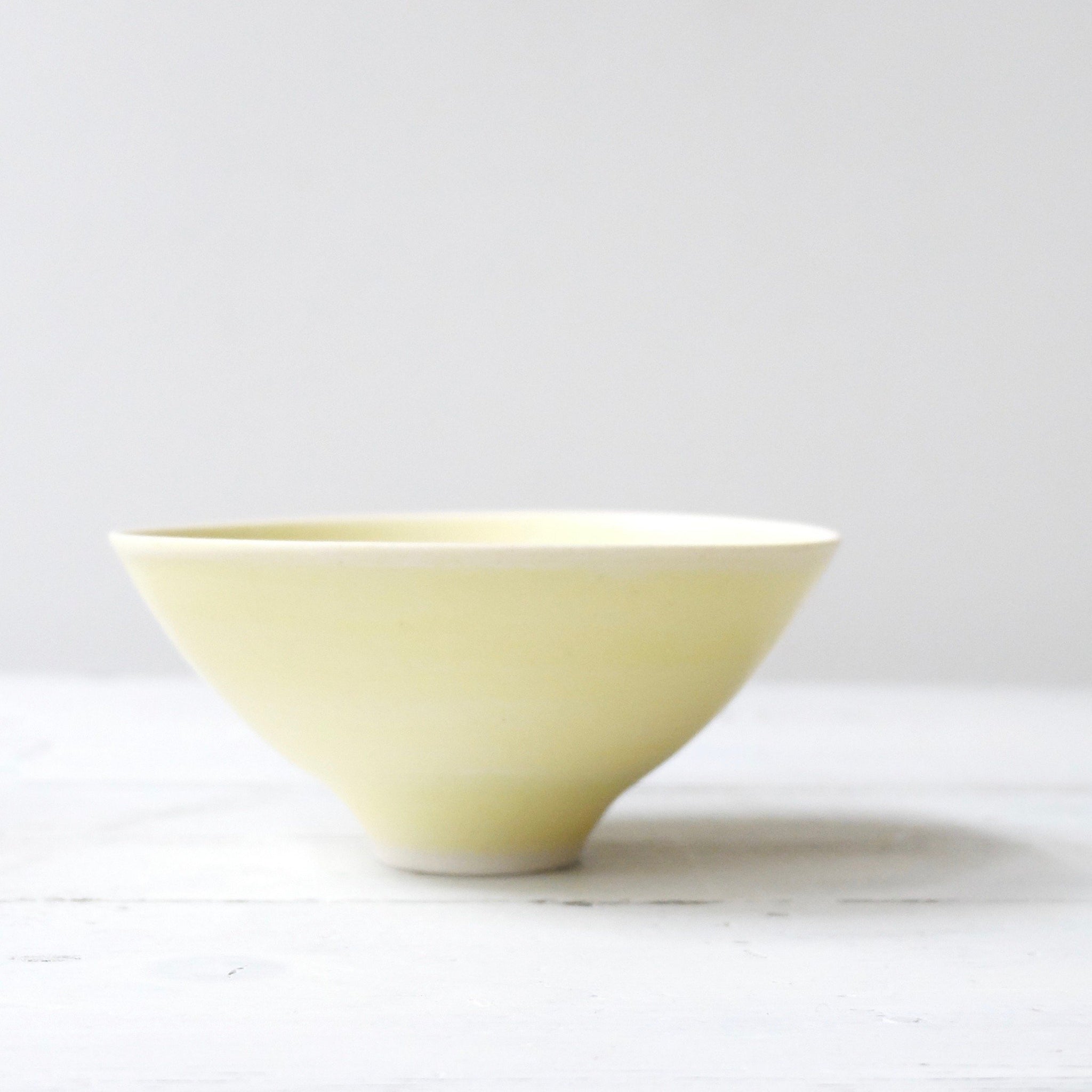 Peter Wills Little Yellow Porcelain Bowl