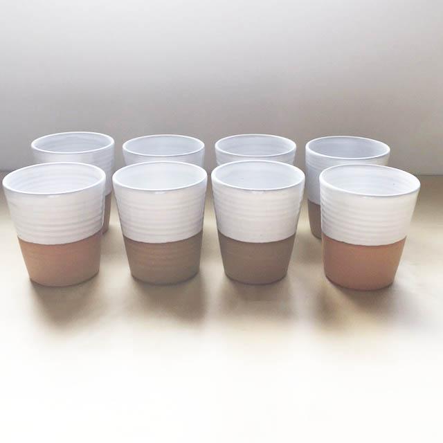 Set of 8 - Mug without a handle BUNDLE